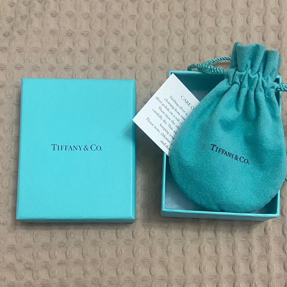 Tiffany & Co. Turquoise Box and Pouch Set